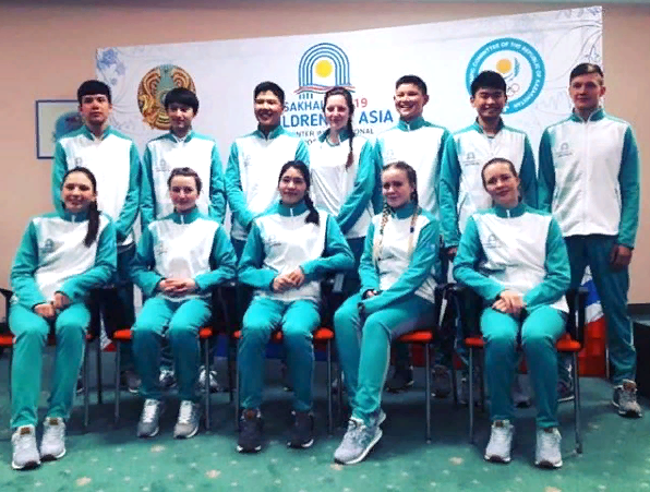 Сборная Казахстана по лыжным гонкам на игры "Дети Азии".